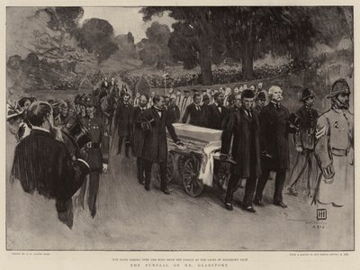 Gladstone úr temetése alkotó: George Percy Jacomb-Hood